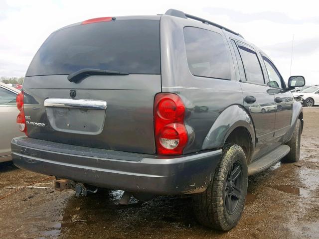 1D4HB48N64F138233 - 2004 DODGE DURANGO SL GRAY photo 4