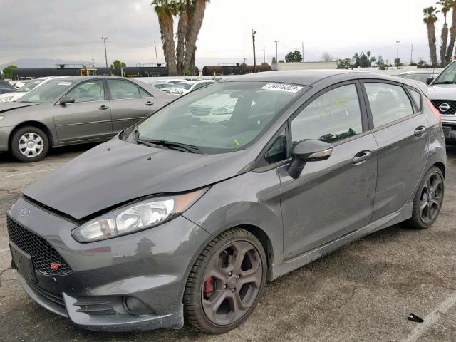 3FADP4GX6JM110241 - 2018 FORD FIESTA ST GRAY photo 2