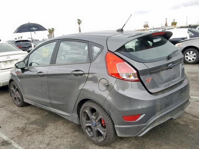 3FADP4GX6JM110241 - 2018 FORD FIESTA ST GRAY photo 3