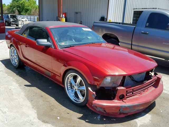 1ZVFT85H665215020 - 2006 FORD MUSTANG GT RED photo 1