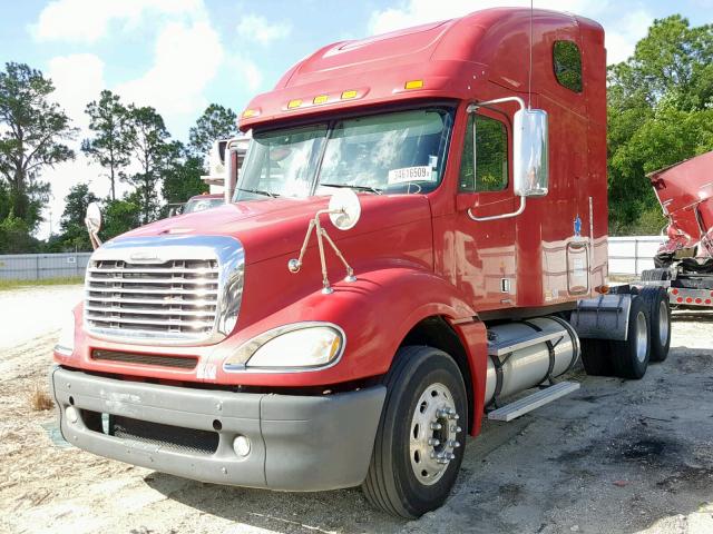 1FUJA6CK2ADAS4999 - 2010 FREIGHTLINER CONVENTION RED photo 2