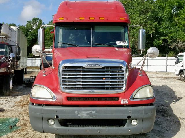 1FUJA6CK2ADAS4999 - 2010 FREIGHTLINER CONVENTION RED photo 9