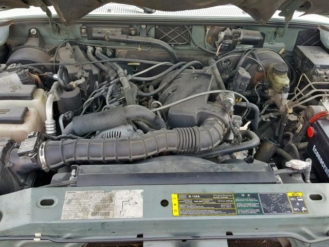 4F4YR46V73TM13773 - 2003 MAZDA B3000 CAB TEAL photo 7