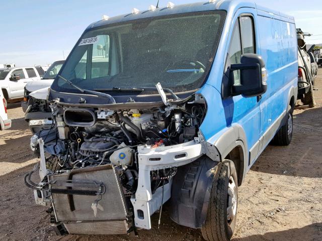 3C6TRVAG3HE502751 - 2017 RAM PROMASTER 蓝色 照片 2