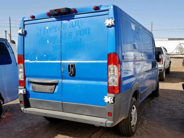3C6TRVAG3HE502751 - 2017 RAM PROMASTER 蓝色 照片 4