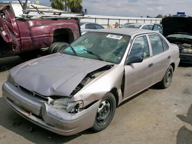 1NXBR12E0XZ260653 - 1999 TOYOTA COROLLA VE TAN photo 2