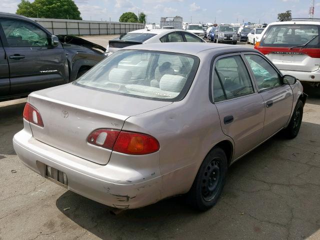 1NXBR12E0XZ260653 - 1999 TOYOTA COROLLA VE TAN photo 4