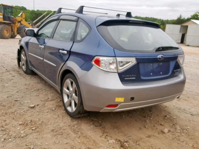 JF1GH6D64BG813608 - 2011 SUBARU IMPREZA OU BLUE photo 3