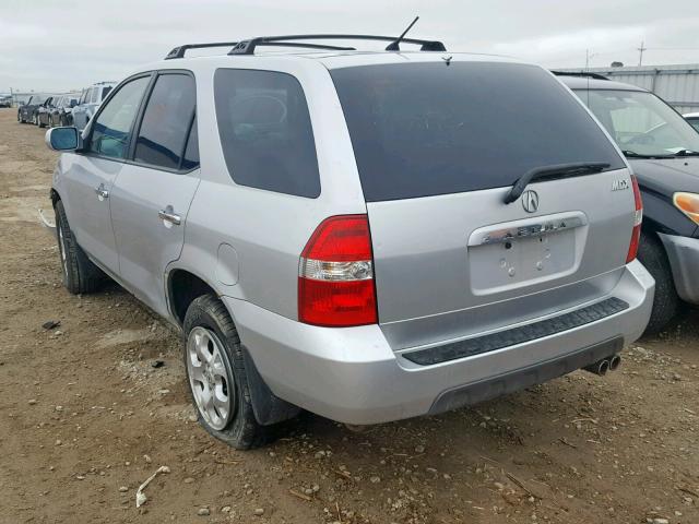 2HNYD18691H508738 - 2001 ACURA MDX TOURIN SILVER photo 3