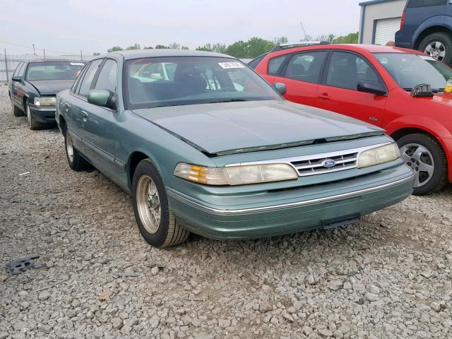 2FALP74W2VX168592 - 1997 FORD CROWN VICT GREEN photo 1