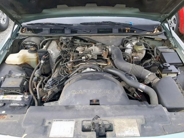 2FALP74W2VX168592 - 1997 FORD CROWN VICT GREEN photo 7