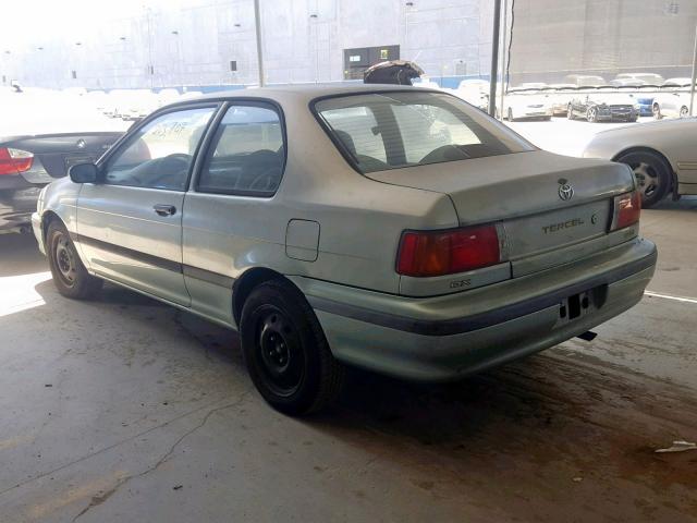 JT2EL43B7N0244214 - 1992 TOYOTA TERCEL DEL GREEN photo 3