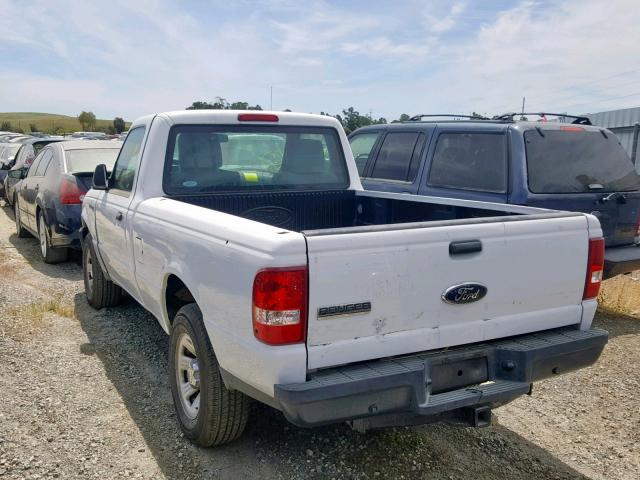 1FTKR1AD0APA45082 - 2010 FORD RANGER WHITE photo 3