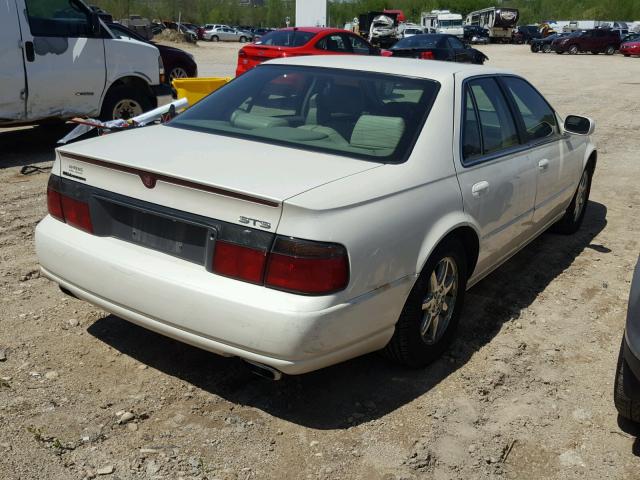 1G6KY5492YU189071 - 2000 CADILLAC SEVILLE ST WHITE photo 4