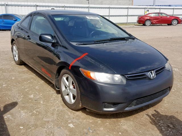 2HGFG12958H510456 - 2008 HONDA CIVIC EXL BLACK photo 1