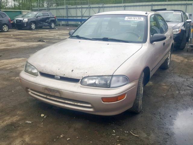 1Y1SK5285SZ080814 - 1995 GEO PRIZM LSI BEIGE photo 2