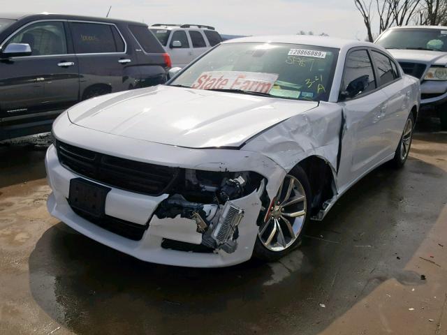 2C3CDXHG4GH319312 - 2016 DODGE CHARGER SX WHITE photo 2