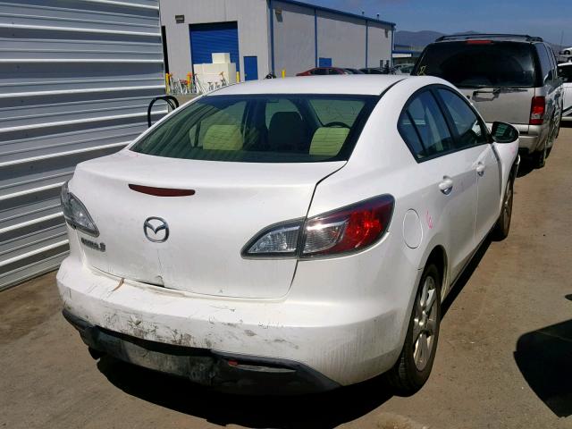 JM1BL1SG9A1133089 - 2010 MAZDA 3 I WHITE photo 4