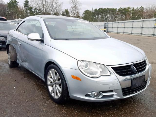 WVWBA71F37V010844 - 2007 VOLKSWAGEN EOS 2.0T SILVER photo 1