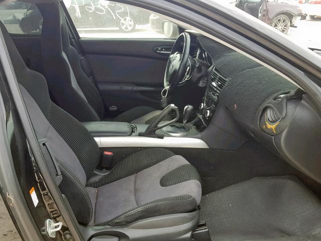 JM1FE173270209669 - 2007 MAZDA RX8 BLACK photo 5