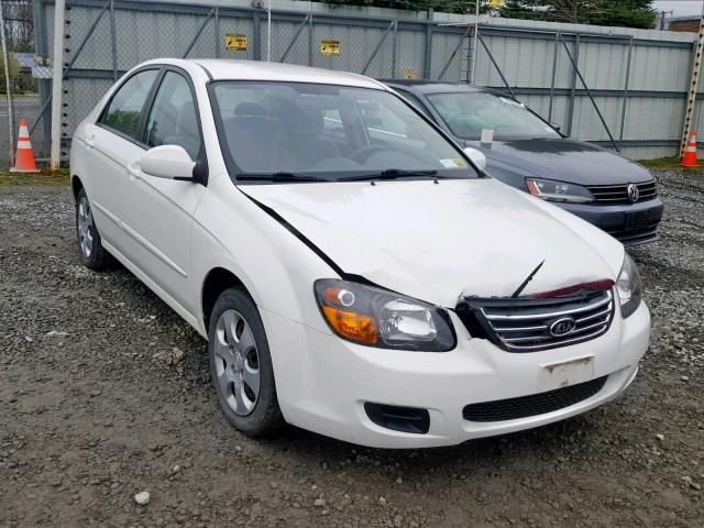 KNAFE222695660143 - 2009 KIA SPECTRA EX WHITE photo 1