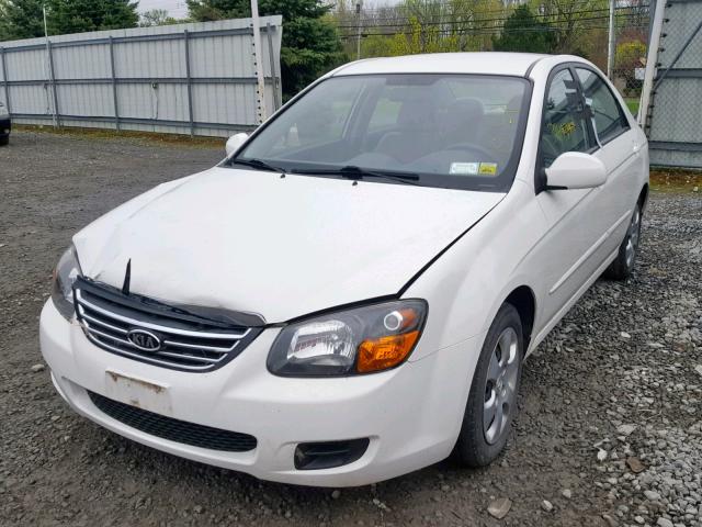 KNAFE222695660143 - 2009 KIA SPECTRA EX WHITE photo 2