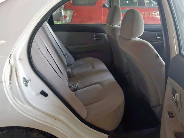 KNAFE222695660143 - 2009 KIA SPECTRA EX WHITE photo 6