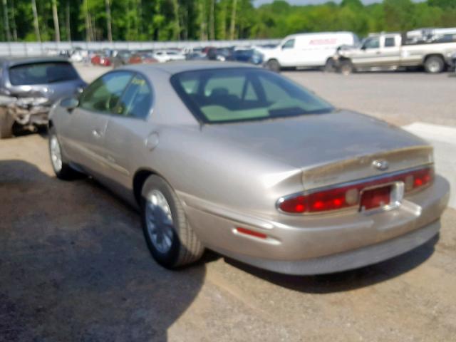 1G4GD2218V4701403 - 1997 BUICK RIVIERA BEIGE photo 3