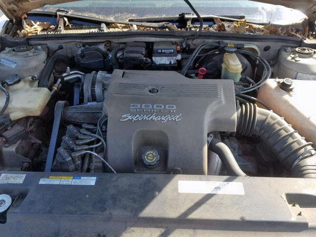 1G4GD2218V4701403 - 1997 BUICK RIVIERA BEIGE photo 7