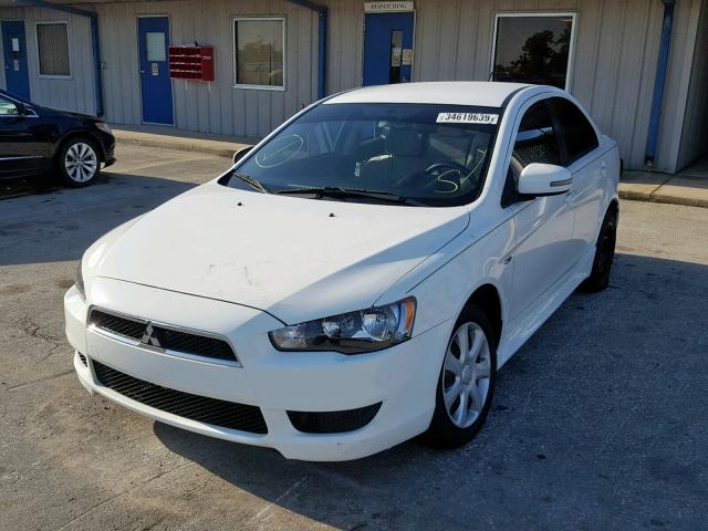 JA32U2FU8FU010164 - 2015 MITSUBISHI LANCER ES WHITE photo 2