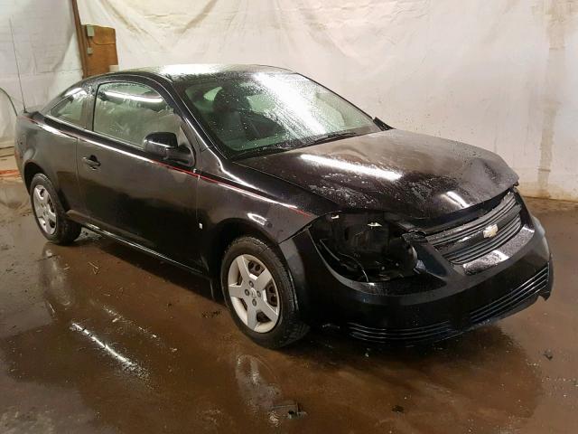 1G1AL18F787160642 - 2008 CHEVROLET COBALT LT BLACK photo 1