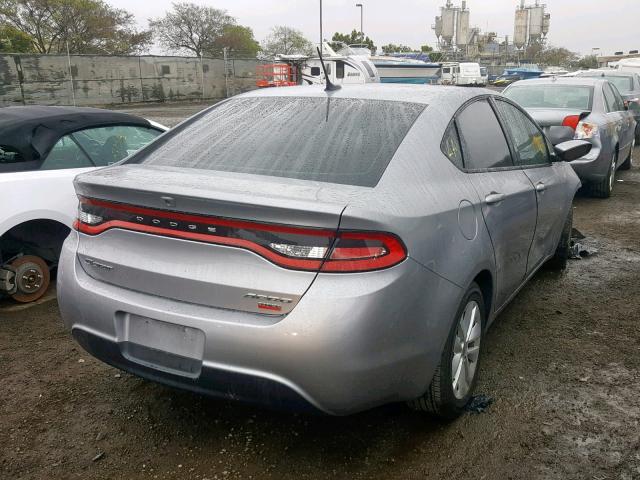 1C3CDFDH7GD645448 - 2016 DODGE DART SE AE SILVER photo 4