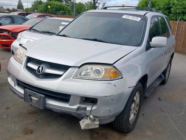 2HNYD186X4H535774 - 2004 ACURA MDX TOURIN SILVER photo 2