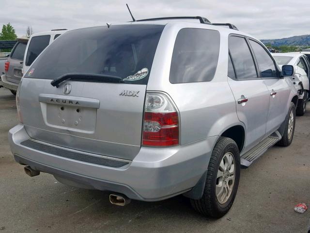 2HNYD186X4H535774 - 2004 ACURA MDX TOURIN SILVER photo 4