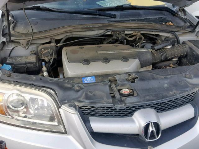 2HNYD186X4H535774 - 2004 ACURA MDX TOURIN SILVER photo 7