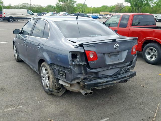 3VWEF71K77M161253 - 2007 VOLKSWAGEN JETTA WOLF GRAY photo 3