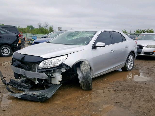 1G11F5SL6FF303273 - 2015 CHEVROLET MALIBU LTZ SILVER photo 2