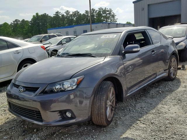 JTKJF5C79D3051423 - 2013 TOYOTA SCION TC Gris photo 2