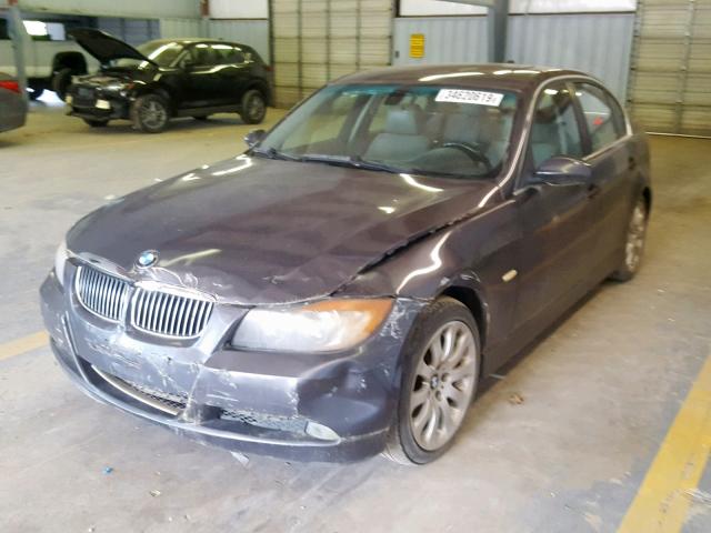 WBAVB33536KS37181 - 2006 BMW 330 I GRAY photo 2