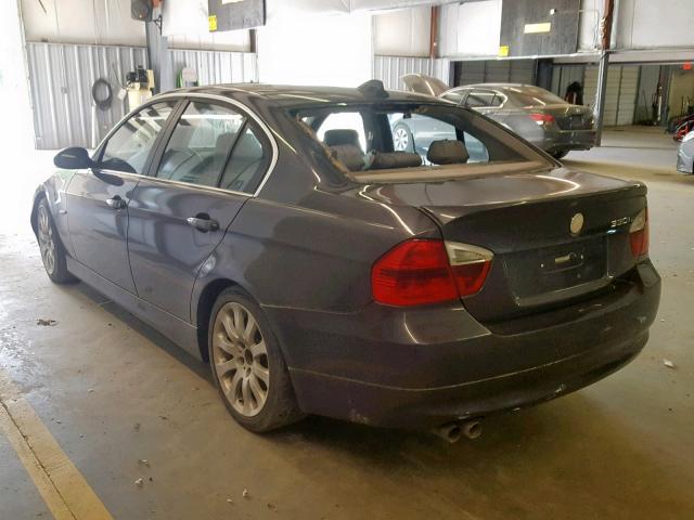 WBAVB33536KS37181 - 2006 BMW 330 I GRAY photo 3