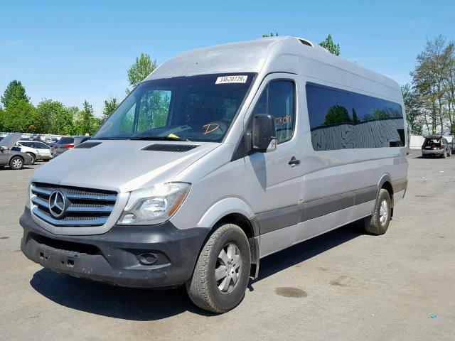 WDZPE8DC0E5941378 - 2014 MERCEDES-BENZ SPRINTER 2 GRAY photo 2