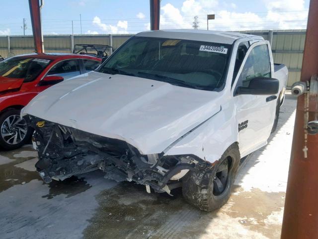 1C6RR6KT8HS763494 - 2017 RAM 1500 ST WHITE photo 2