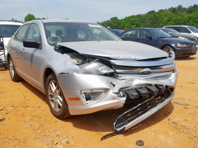 3FAHP0GAXCR390662 - 2012 FORD FUSION S SILVER photo 1