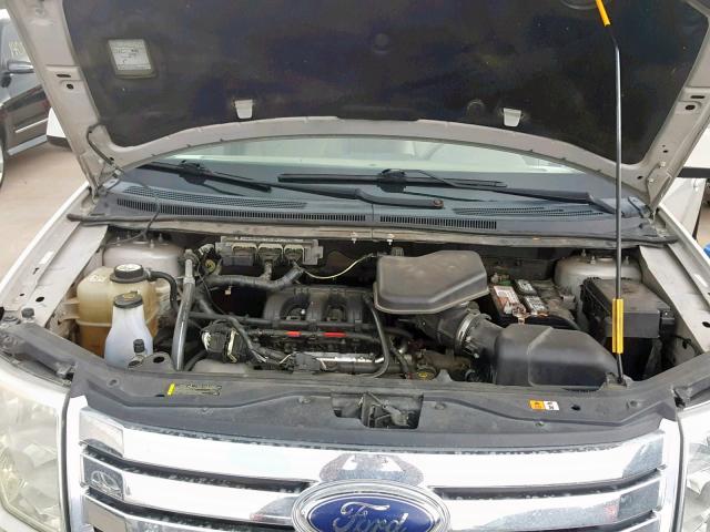 2FMDK48C27BA65339 - 2007 FORD EDGE SEL GOLD photo 7