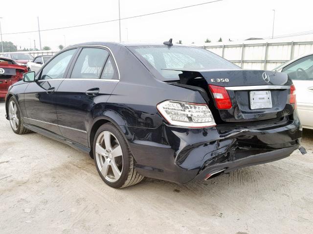 WDDHF5GBXBA469041 - 2011 MERCEDES-BENZ E 350 BLACK photo 3