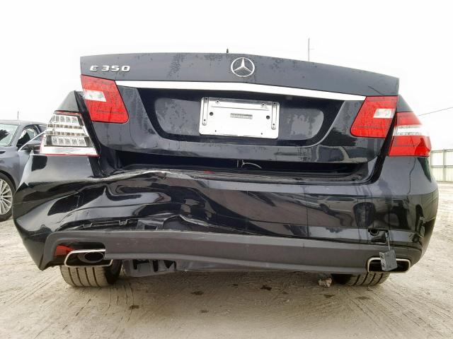 WDDHF5GBXBA469041 - 2011 MERCEDES-BENZ E 350 BLACK photo 9