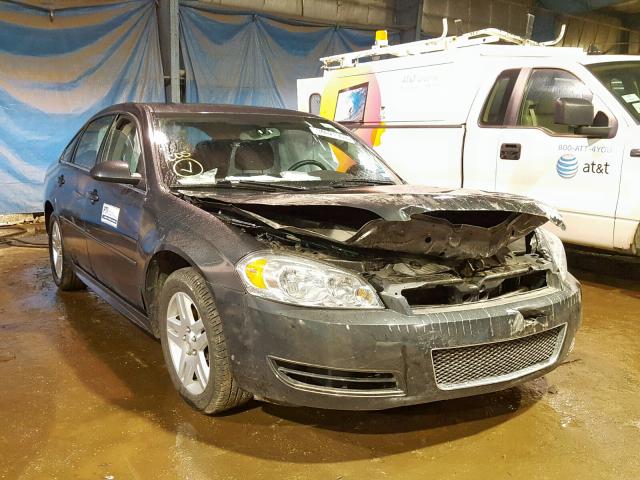 2G1WB5E37G1185840 - 2016 CHEVROLET IMPALA LIM GRAY photo 1