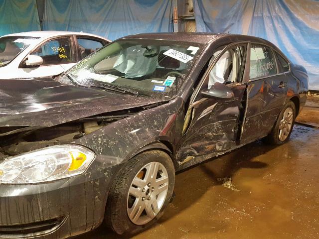 2G1WB5E37G1185840 - 2016 CHEVROLET IMPALA LIM GRAY photo 10