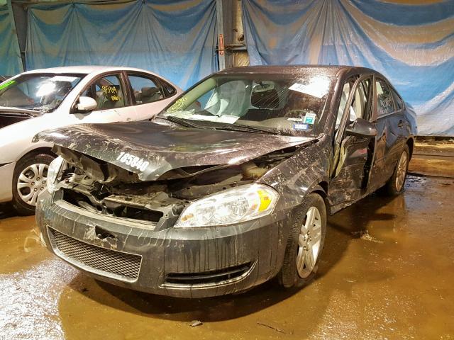 2G1WB5E37G1185840 - 2016 CHEVROLET IMPALA LIM GRAY photo 2