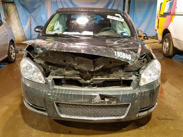 2G1WB5E37G1185840 - 2016 CHEVROLET IMPALA LIM GRAY photo 9